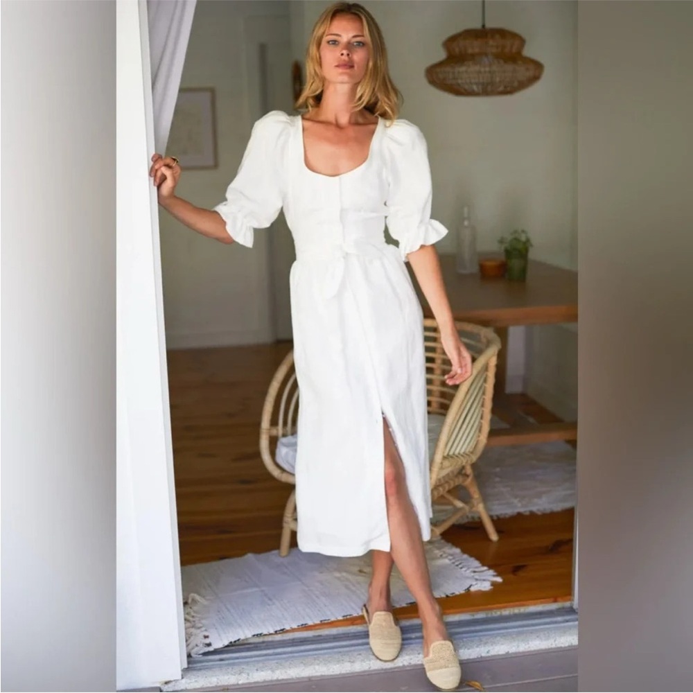 NWT Emerson Fry Meadow Dress - Salt Linen